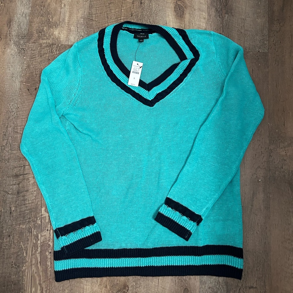 NWT- Talbots V-Neck Sweater